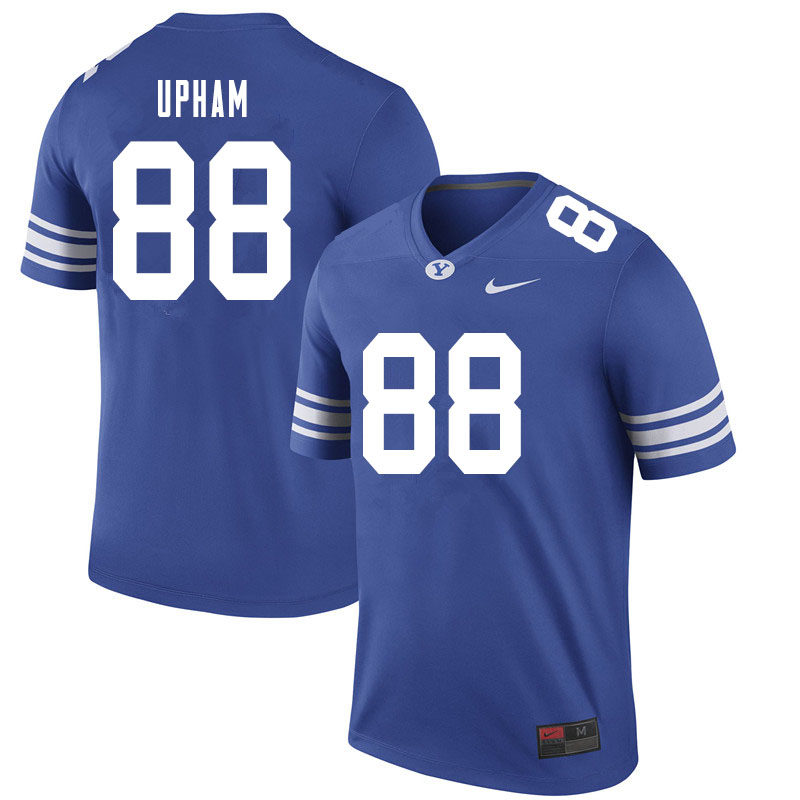 Men #88 Nathan Upham BYU Cougars College Football Jerseys Sale-Royal - Click Image to Close